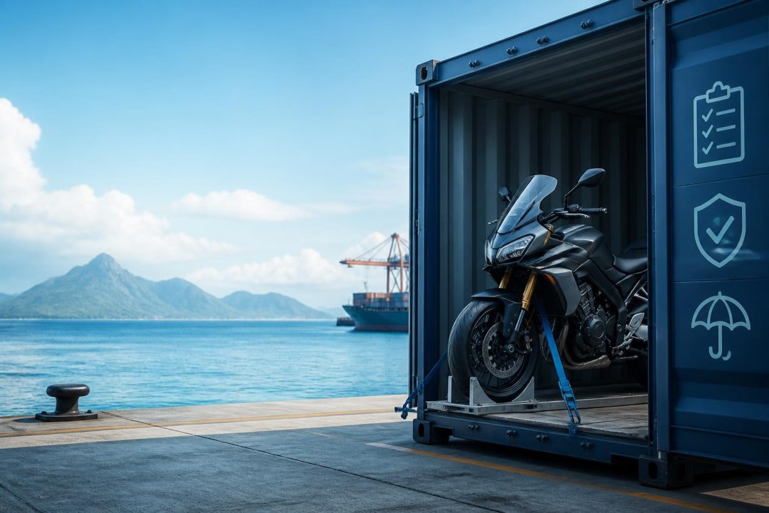 Moto vers La Réunion : taxes, délais et documents